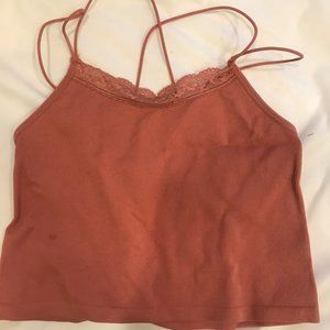 Lacy Cropped Bungee Cami